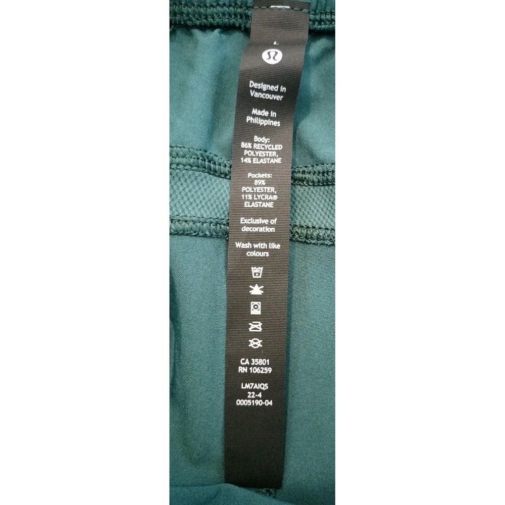 NWT Lululemon Pace Breaker Short 9" Size L Green Swift Athletic Gym Run LL - Picture 6 of 13